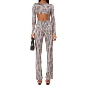The Kript Sarff Top and Bottom - Snake in Medium